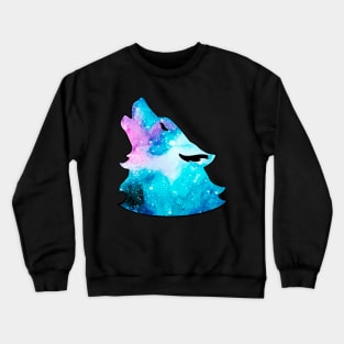 Howling Wolf Head Crewneck Sweatshirt